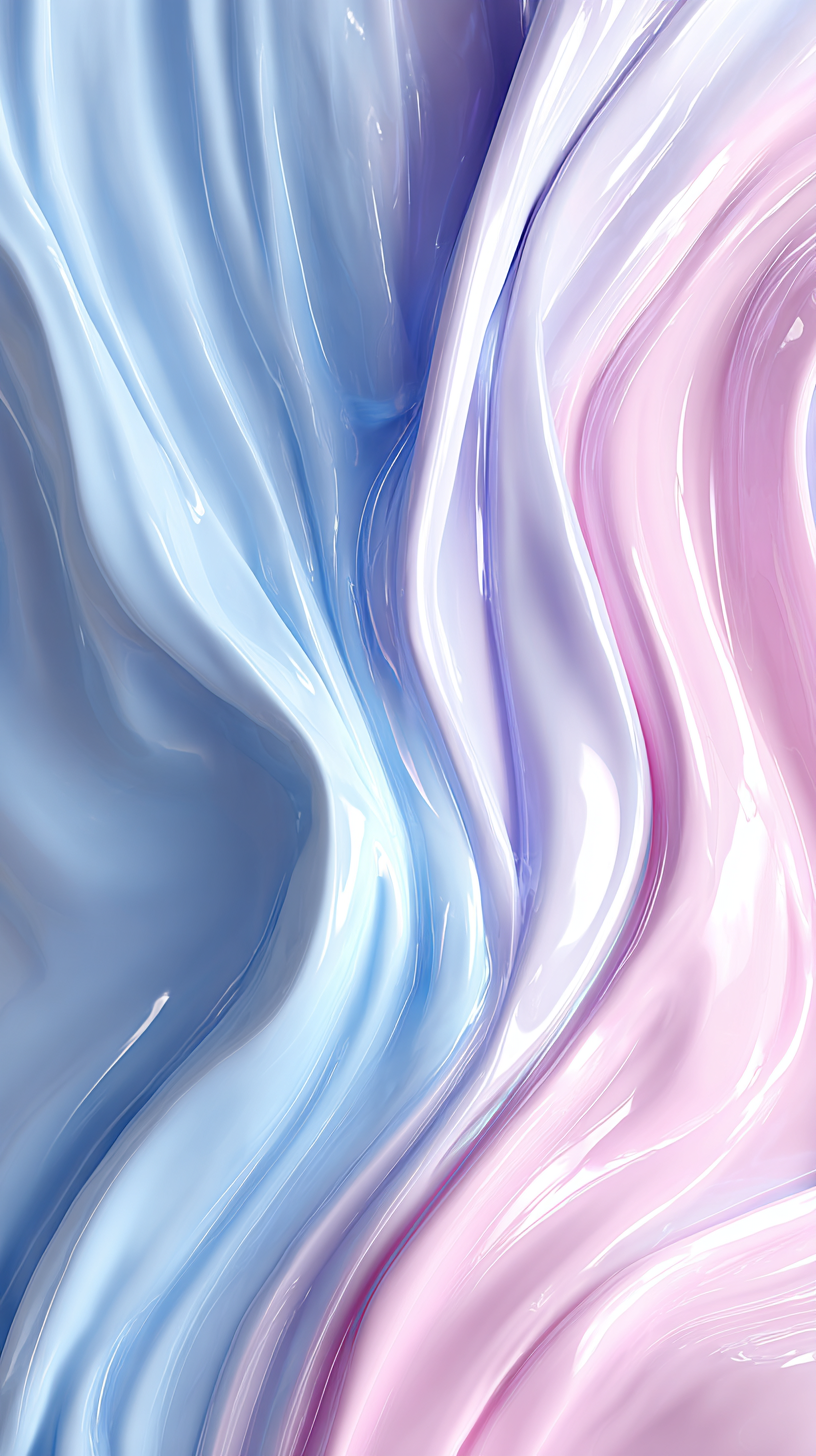 🌊粉彩波纹，静谧的流动艺术