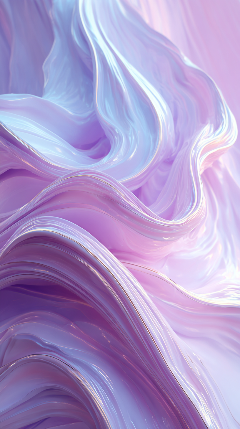 🌊粉彩波纹，静谧的流动艺术