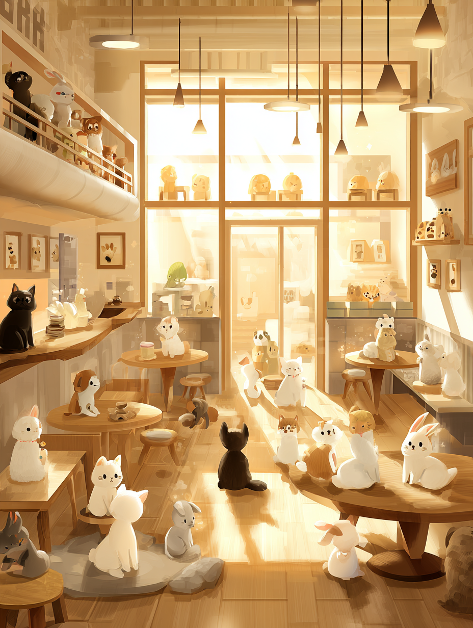 ☕️萌宠咖啡馆，治愈系乐园！