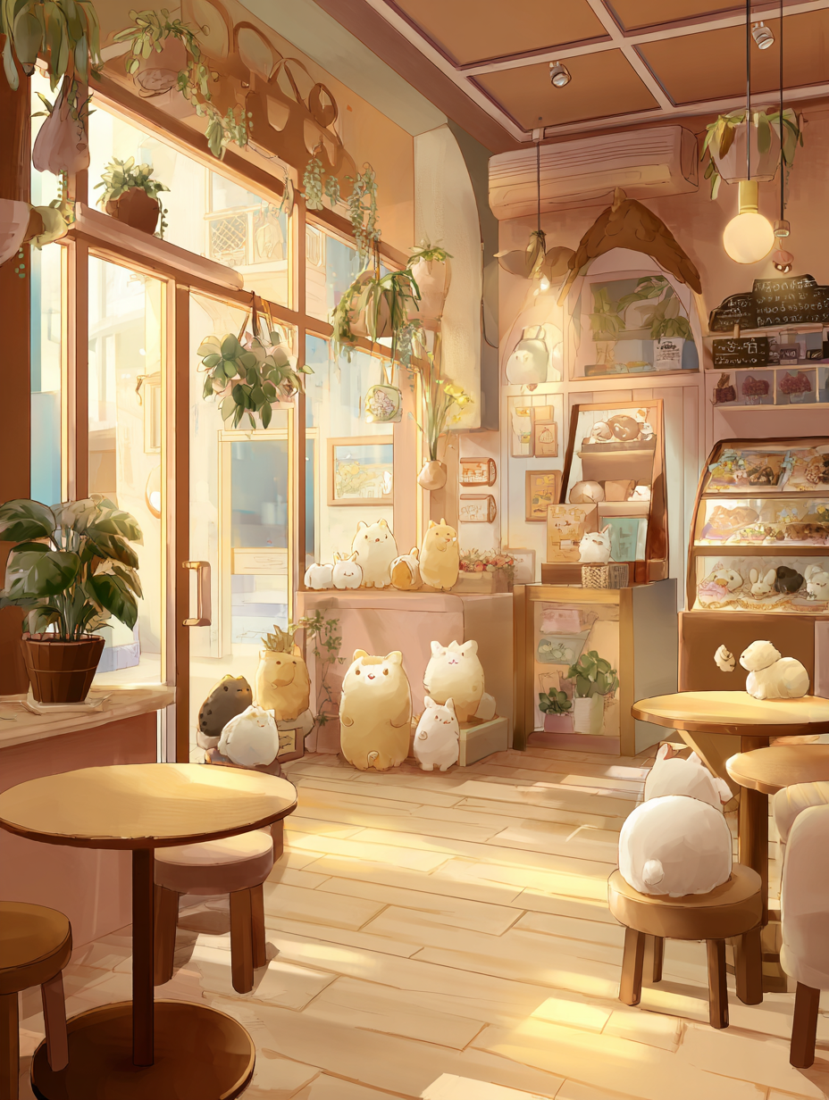 ☕️萌宠咖啡馆，治愈系乐园！