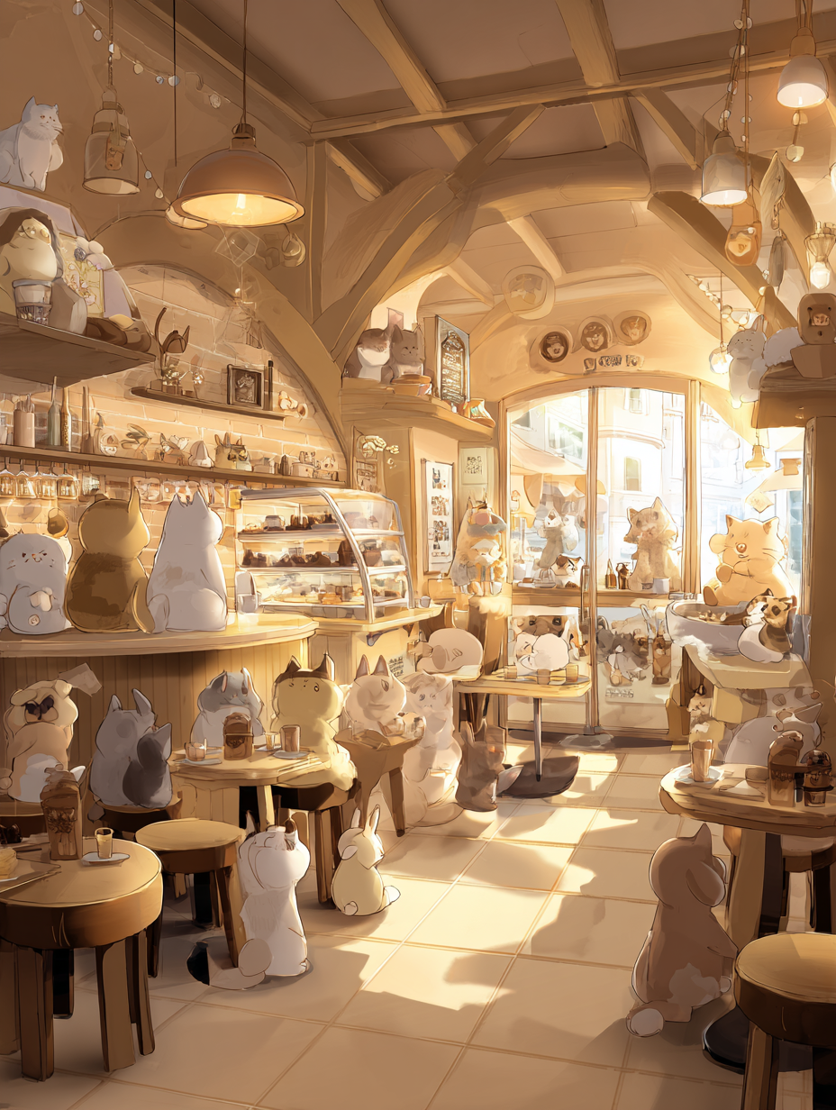 ☕️萌宠咖啡馆，治愈系乐园！