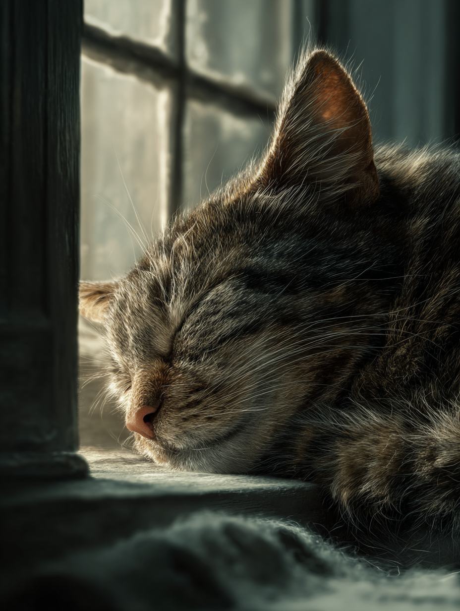 🐈‍⬛窗边小憩，治愈一整天