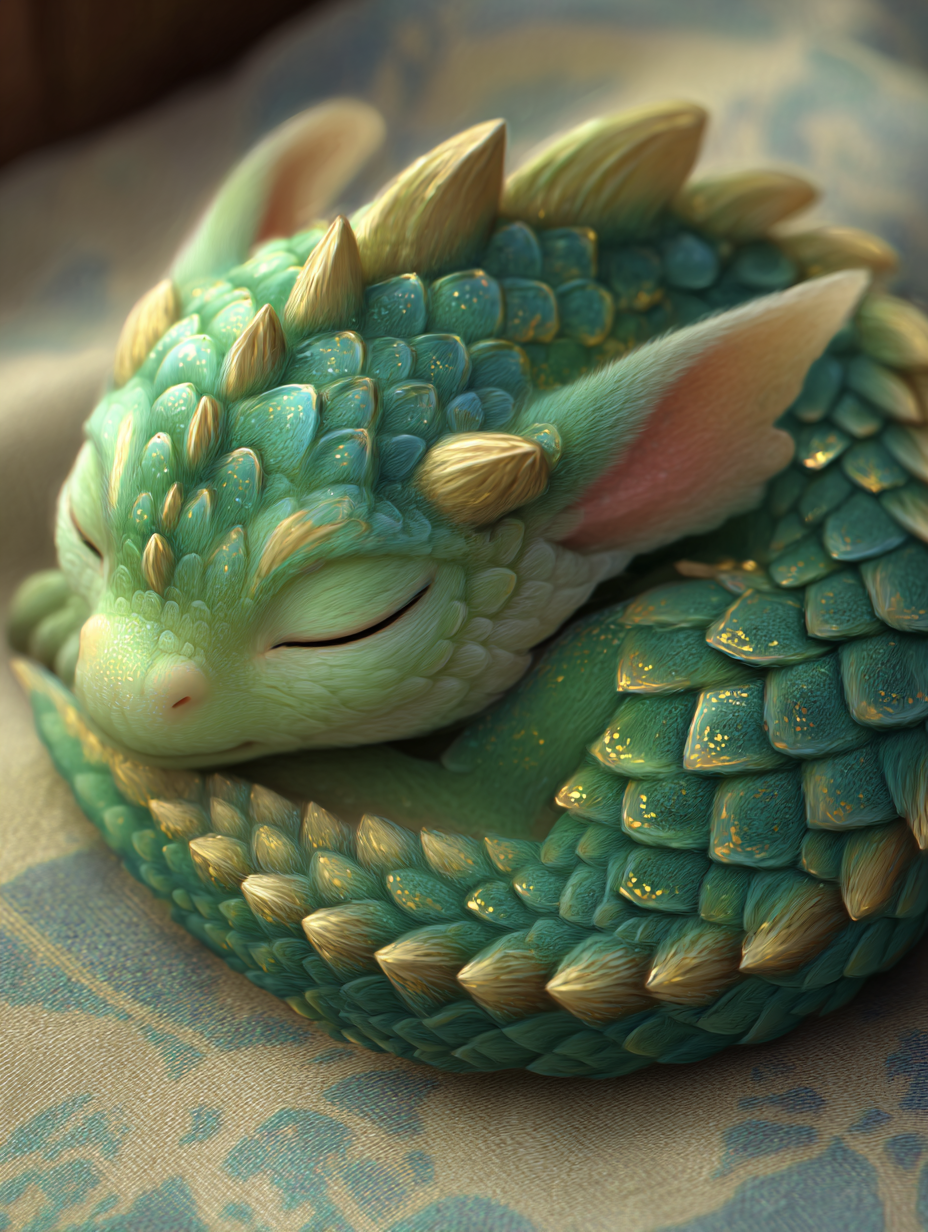 🐉小龙熟睡，梦境守护者