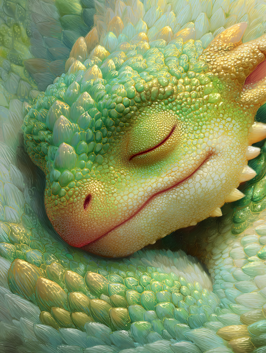 🐉小龙熟睡，梦境守护者