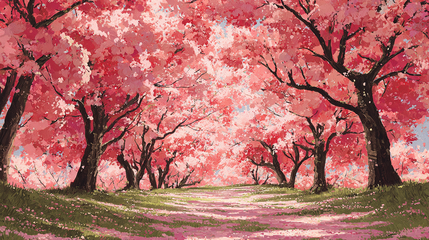 🌸樱花隧道，春日限定浪漫治愈