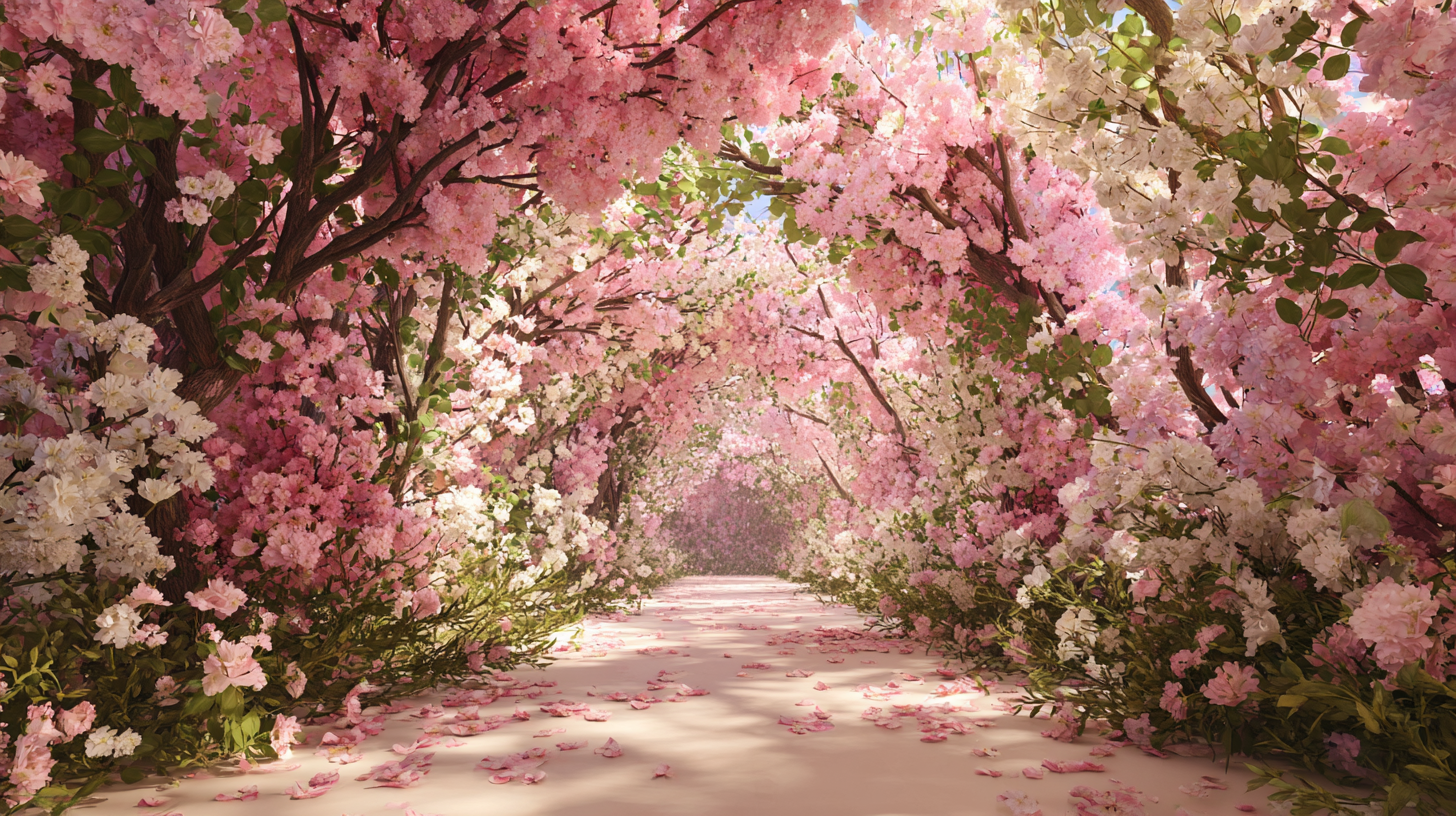 🌸樱花隧道，春日限定浪漫治愈