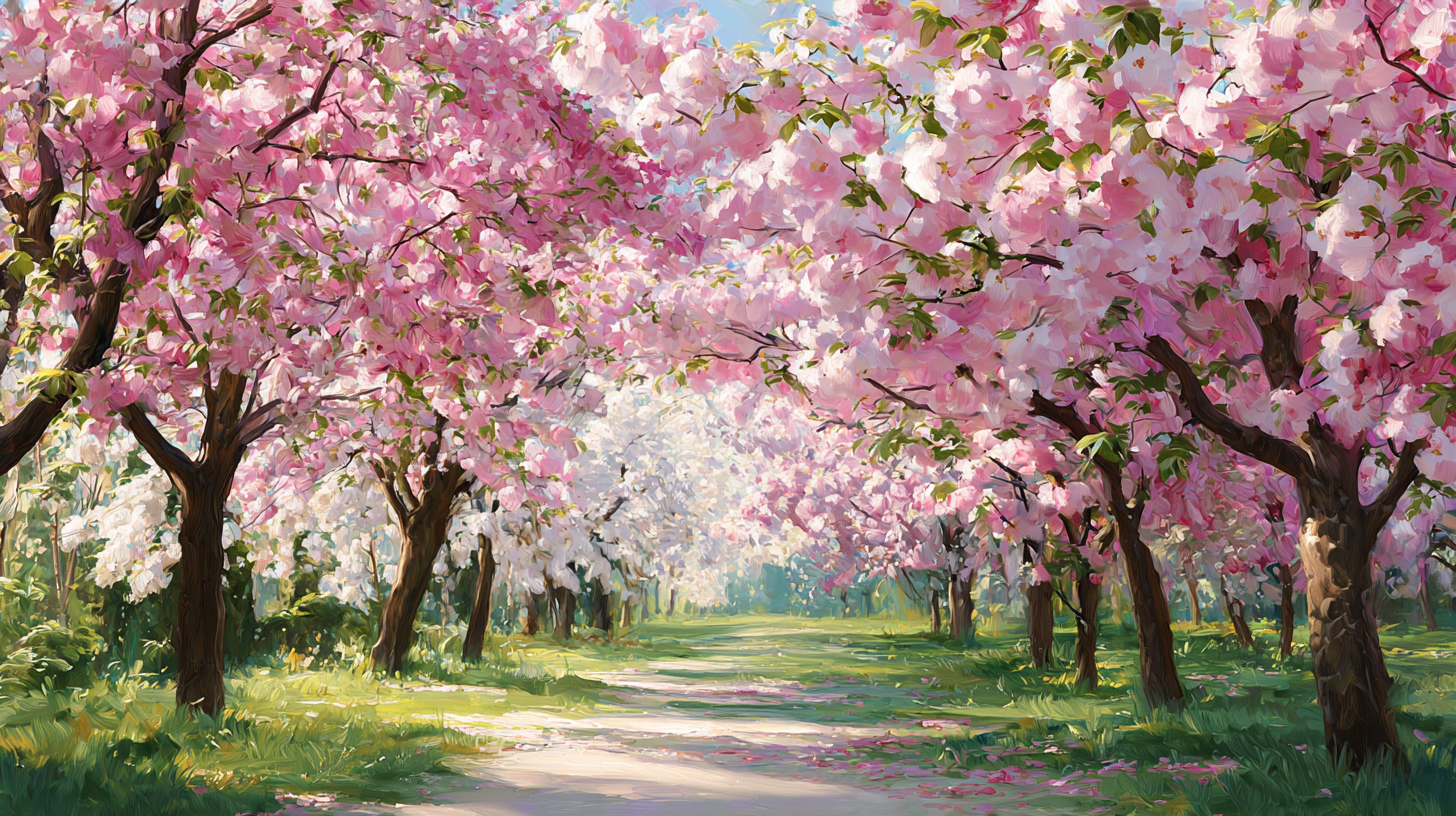 🌸樱花隧道，春日限定浪漫治愈