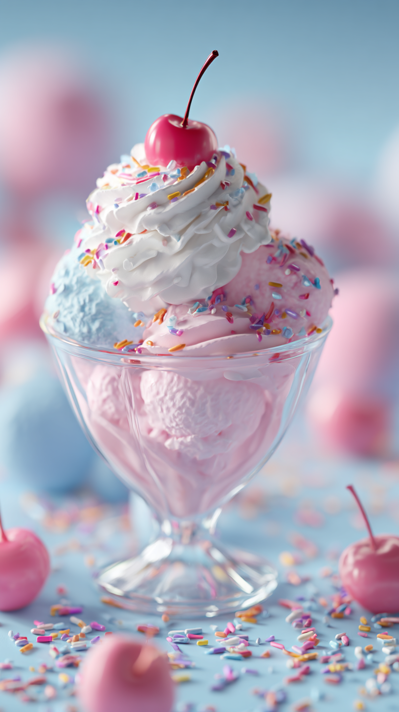🍦粉彩冰淇淋，甜到心坎里！