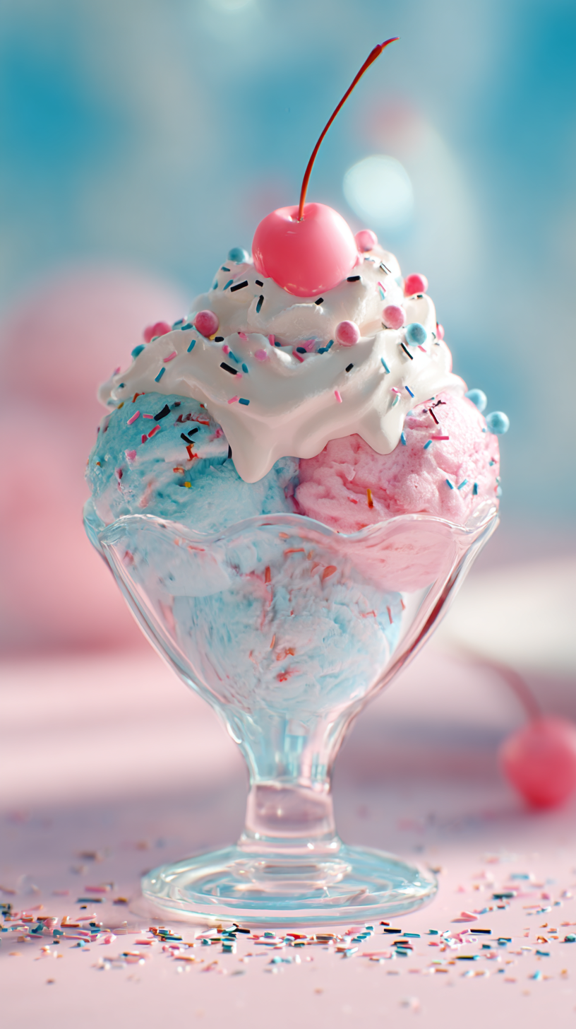 🍦粉彩冰淇淋，甜到心坎里！