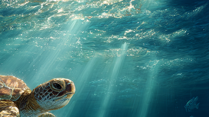 🐢深海奇遇，与海龟共舞的治愈