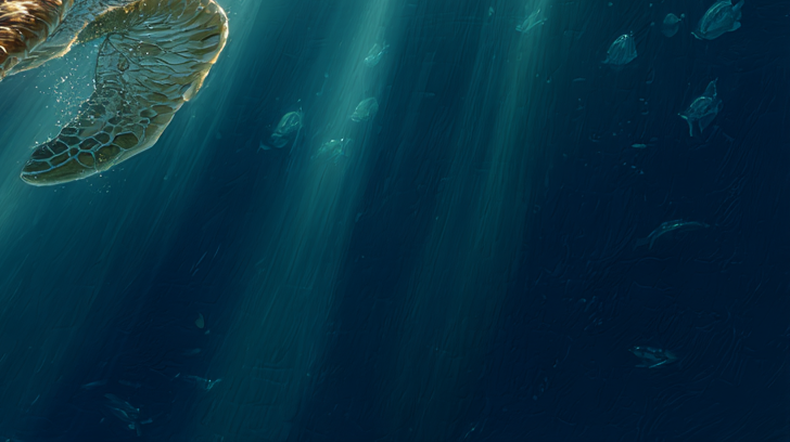🐢深海奇遇，与海龟共舞的治愈